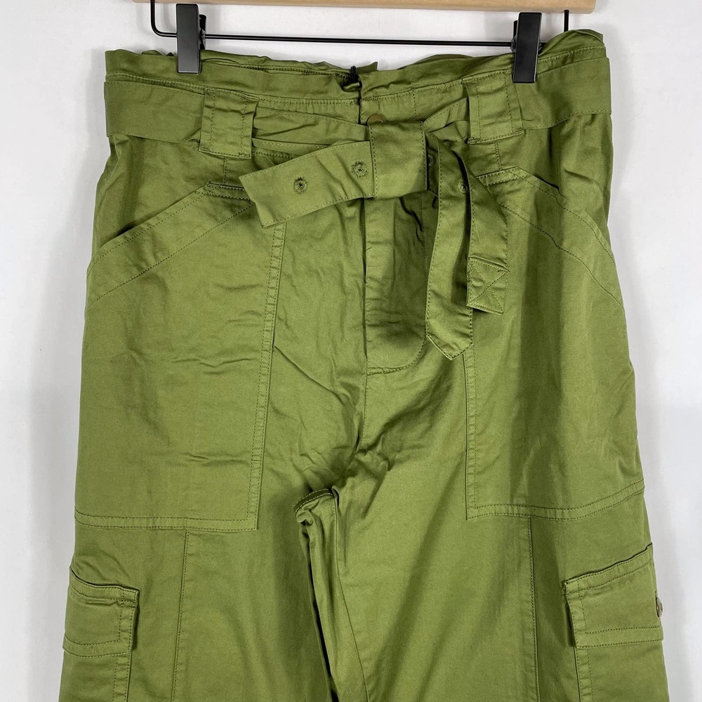 SOLD-NEW Alex Mill Washed Expedition Pant in Army Olive Green Cropped Sz 10 - Picture 4 of 10